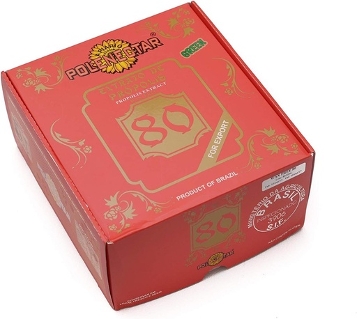 [BRSWGHT5CQGWMHY4] Brazil Green Bee Propolis Extract Wax Free 80 (30ml) - 24 Bottles