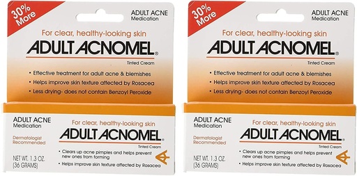[BRSWIEAYOYFGKYD4] Adult Acnomel Acne Medication 1.3 Oz (Pack Of 2)