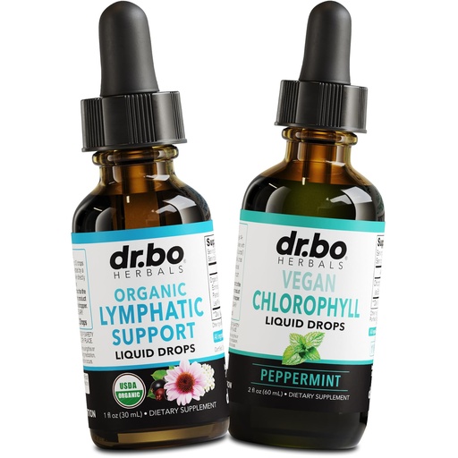 [BRSRAEI3OAGQGHYY] Lymphatic Drainage Supplements & Chlorophyl - Organic Lymphatic Support Liquid Drops Cleanse & Liquid Chlorophyll Drops Odor Cleanse Body Detox - Internal Deodorant Detox Drainage