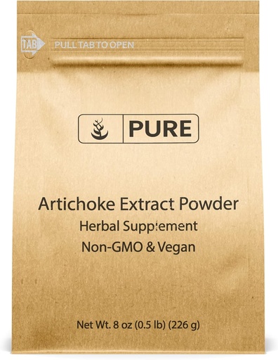 [BRSW2YY7OV7A2HLG] PURE ORIGINEEL INGREDIËNTEN Artichoke Extract (8oz) Kruidensupplement, Glutenvrij, Non-GMO