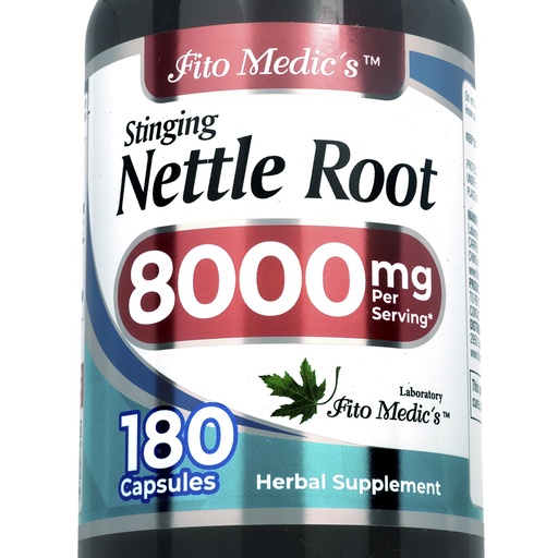 [BRSRMBQODICAEFDL] FITO MEDIC'S Lab - Stinging Nettle Root, 180 Capsules - stinging Nettle -Pure Extract, ortiga.