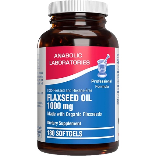 [BRSWIZA5BNYWAYDO] Cold Pressed Organic Flaxseed Oil 1000mg Softgels - Non GMO Organic Flax Seed Oil Rich in Naturally Occurring Omega 3 6 9 for Full Body Benefits - Fish Free Omega 3 Supplement (180 Softgels)