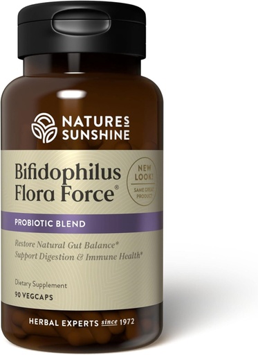 [BRSWIYQZBEGBGGTC] Nature's Sunshine Bifidophilus Flora Force 90 Capsules