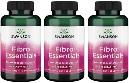 [BRSWGAAEOV6R423K] Swanson Fibro thiết yếu 90 Veg Capsules (3 Pack)