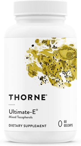 [BRSWIYQPAQPBAC32] THORNE - Ultimate-E - Contém todas as formas naturais de vitamina E - 60 Gelcaps
