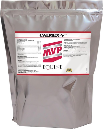 [BRSWGFI2BENRGG3X] Calmex-V (5 lb) Calming Support for Horses.