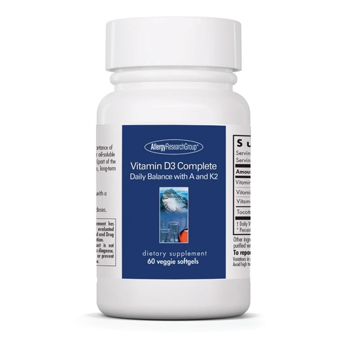 [BRSRAZQRBUIRUDTX] Allergy Research GroupVit D3 Complete 60 ct
