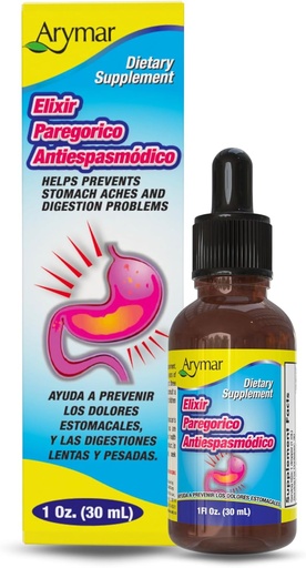 [BRSWIFT5DIMGCALM] Arymar Elixir Paregorico Antiespasmodico - Digestive Support Supplement - 1 oz