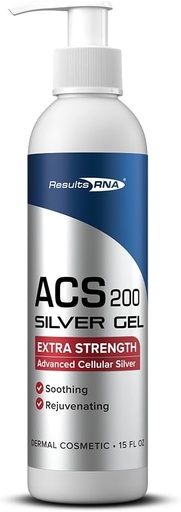 [BRSRAED7AAMB6F3K] Results RNA - ACS 200 Silver-Glutathione Gel – Advanced Cellular Colloidal Silver Gel for Wound Care & Superior Dermal Healing. (15 oz)