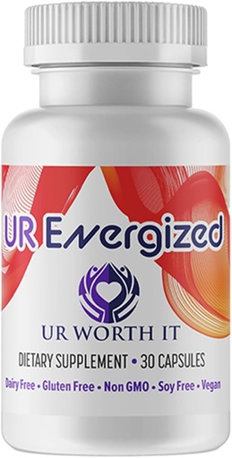 [BRSROFQYBAJRQGYU] UR Energized Capsules - Supplement with Reishi, Chaga, Green Coffee & Tea Extract - Focus, Clarity & Energy for Active Lifestyles - 30 Capsules