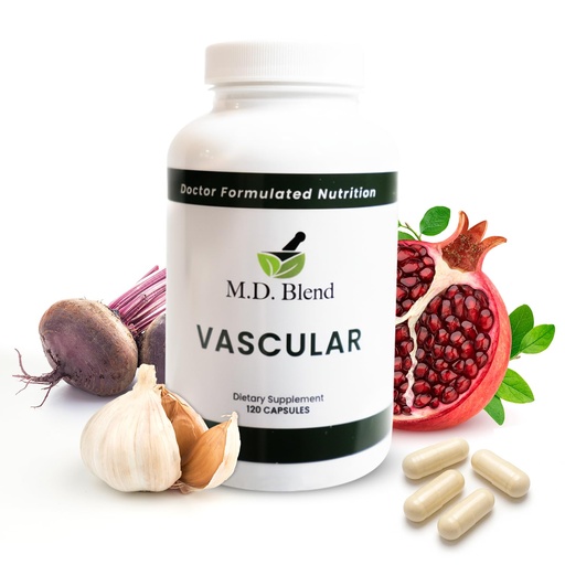 [BRSRAYYFBMGQIEQ6] Vascular Support Supplement – L-Arginine, Garlic, Pomegranate & Beet Root Formula – Supports Circulation, Blood Flow & Nitric Oxide Production – 120 Capsules (Pack of 2)