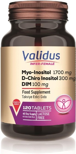 [BRSROZT2BF4BOYLF] VALIDUS Infer-Female 120 Tablets