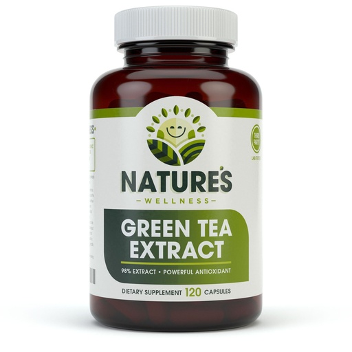 [BRSWKFIGDMGBKA3A] Green Tea Extract 98% Standardized with EGCG | Healthy Weight Support, Metabolism, Energy, Heart Health | Green Tea Capsules are Natural Caffeine Pills with Antioxidant & Free Radical Scavenger 1000mg