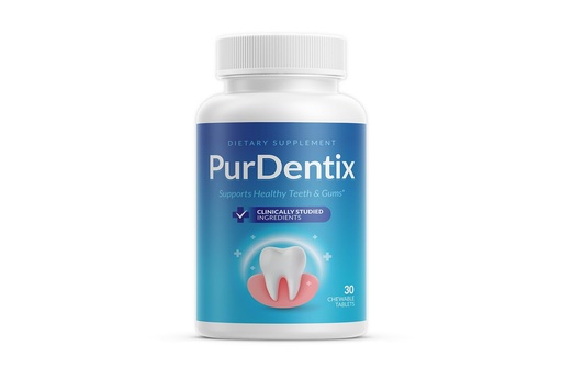 [BRSRAAYEOIPQGHI3] PurDentix Oral Health Probiotic – 4-Strain Formula for Healthy Gums, Teeth & Fresh Breath – 30 Chewable Tablets