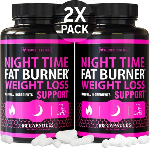 [BRSW2HT3BMGWYGTO] (2 Paket) Qadınlar üçün Night Time Kilo Sığortası Pills - Advanced Çıxış Çıxış Reaktoru - Qadınlar üçün Fat Burners - Fast iş - Belly Fat Burner - Appetite Suppressant - ABŞ-da Made