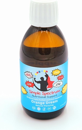 [BRSW22YHCAFQY3DO] Simple Spectrum, All Natural Fish Oil, Omega 3 DHA Supplement