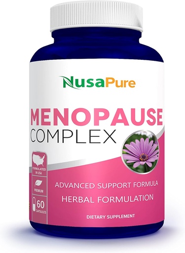 [BRSWIBIPDIIRCFTE] NusaPure Menopause Complex : Black Cohosh and Herbal Ingredients - 60 Capsules