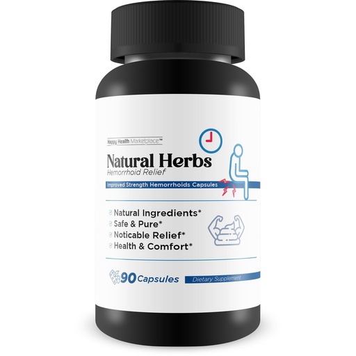 [BRSRAYIPBMBBS3DG] Natural Herbs Hemorrhoids Capsules - Our Best Hemorrhoid Relief Supplement - Premium Natural Herbs Strength Hemorrhoids Capsules - Hemorrhoids Natural Herbs Hemorrhoid Treatment Hemorrhoids Treatment