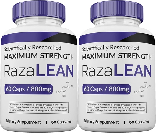 [BRSW2AADCEMBEYAV] (Eixa) Raza Lean Pills, Razalean Capules, 2 mes de subministrament, Fet a EUA