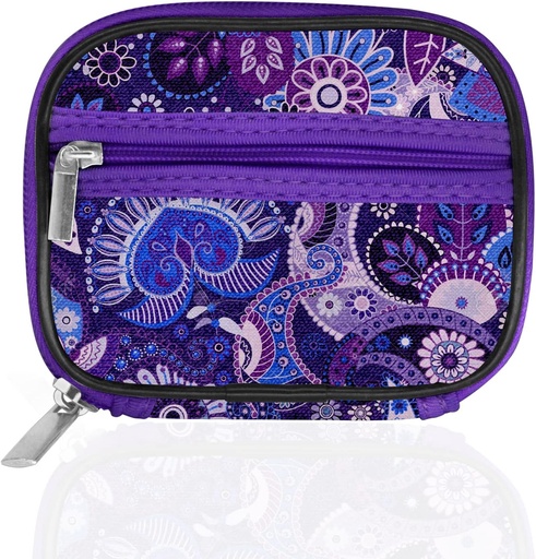 [BRSW2AYQB4FRMF3O] Serfeymi Weekly Travel Pill Organizer Case for Purse with Removable 7 Day Box, Fashionable Pill Container for Medicine, Vitamin, Supplement - Purple 01