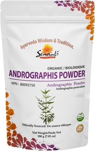[BRSW2AILCQFRQ2DZ] Sewanti Andrographis Extract Powder - Andrographis Paniculata for Liver Health|Herbal Supplement 200g