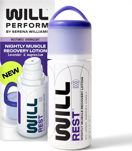 [BRSROFQHCJ4AKHLU] Lavendel Oil Magnesium Lotion for Sleep by Serena Williams I Natlig tematisk Magnesium Cream til afslapning I Vitamin D & Geranium Lavendel Lotion for Better Sleep & Relief I 3 FL Oz