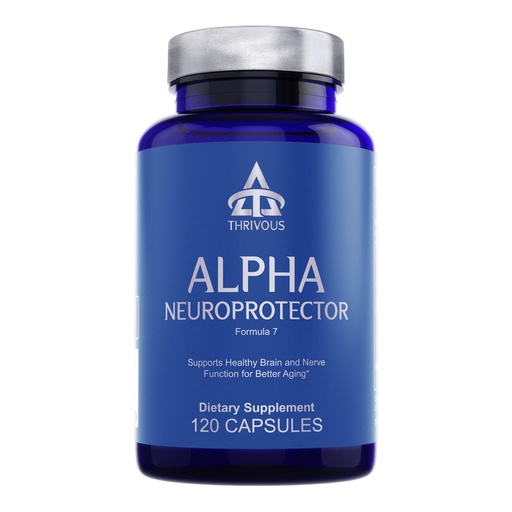 [BRSWG2YOBYOWYH3O] Thrivous Alpha Neuroprotector – Brain Support & Nootropic Supplement with Acetyl L-Carnitine, Alpha GPC, R-Alpha Lipoic Acid, Ginkgo Biloba – 120 Vegan Capsules