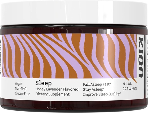 [BRSRMZILDEMROC34] Kion Honey Lavender Sleep Powder | Fall Asleep Fast, Stay Asleep & Improve Sleep Quality | Amino Acid Powered Sleep Support | 30 Servings