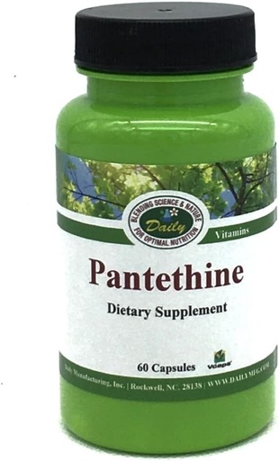[BRSWK2QTBECR6DA3] Daily Manufacturing Pantesin® Pantethine (Vitamin B5)