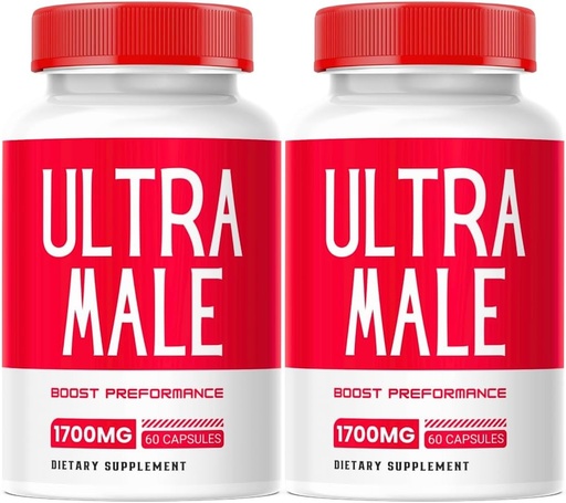 [BRSRAAAKBUMGMADG] (Pack-2)(120 Capsules) Ultra Male Pills | Ultra Male Supplement Advanced Formula | Ultra Male Capsules | Ultra Male Capsules Advanced Formula