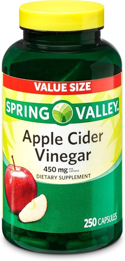 [BRSRAHY6CMOQE2T7] Apple Cider Vinegar Capsules 450 mg – ACV Supplement for Wellness, 250 Count – Apple Cider Vinegar Pills, Vinagre de Manzana Capsulas
