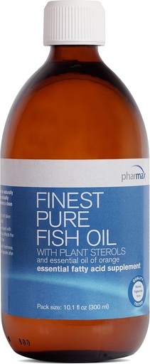 [BRSWIE3YAUOWC236] Pharmax Finest Pure Fish Oil | with Plant Sterols and Essential Oil of Orange to Support Optimal Cardiovascular Health | 10.1 fl. oz.