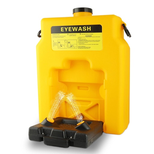 [BRSRMBIEAR6RSAAZ] Portable Eyewash-Station Emergency OSHA-Approved Yeipower - Wall Mounted Eye Wash First Aid 14 Gallon Eye Irrigation Equipment