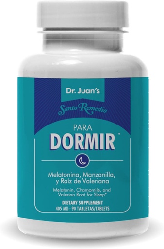 [BRSRMHAFBACB6EL2] Santo Remedio Sleep Formula, Healthy Sleep Support, Melatonin, Chamomile, and Valerian Root, 90 Capsules, 380 mg per Serving, No Artificial Colors, No Artificial Flavors, Non-GMO, Gluten Free