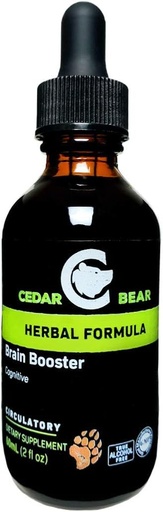 [BRSWIATZAIBBY3AV] Cedar Bear Brain Booster a Liquid Herbal Supplement That is a General Memory and Vitality Support 2 Fl Oz