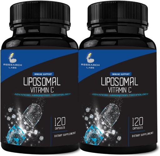 [BRSRMBTYBYFRUFD2] 研究实验室 Liposomal维生素C 补充/强化吸收 LipoQuil-CTM → 2 Fer 1 ad 240 Capsules 总免疫支持 Collagen 助推器 → 高剂量脂肪溶液 Vita C 1000mg 缓冲 → 非转基因