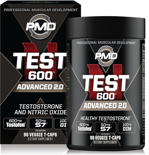 [BRSWIZQ2AF4B63TI] PMD Sports N- experiment 600 Advanced Nitric Oxide Booster for Men - with Clinically Studied Testofen - Lean Muscle and Strength Gains with Estrogen Suppression (90 Veggie -Caps)