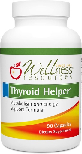 [BRSWI2Q3AQBWA2I3] Thyroid Helper - Natural Supplement for Metabolism & Energy (90 Capsules)