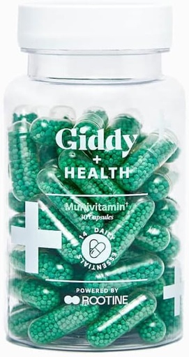 [BRSRMZY7CEPW2D3P] Giddy+Helse Multivitamin med B-kompleks, D3, og sink