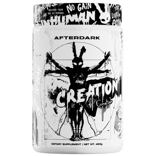 [BRSROBL2CABGOFDH] AfterDark Supplements Creation Creatine Monohydrate Powder, 10000mg Creatine Matrix Blend, Promotes Power, Endurance & Muscle Growth, GMP Certified, USA Made, 21 Servings, Snow Cone