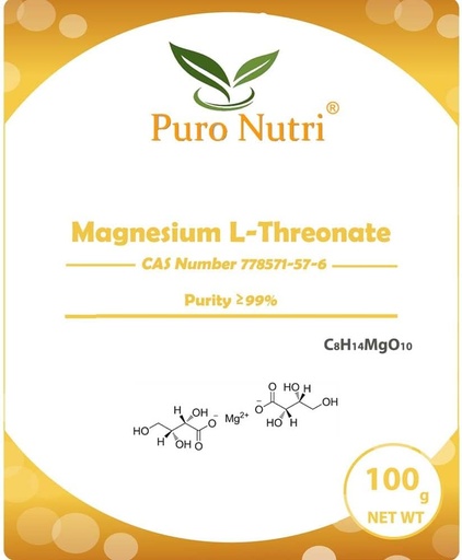 [BRSROAYQAFYW2A34] Magnesio L-Threonato po de alta pureza 98% fábrica por xunto