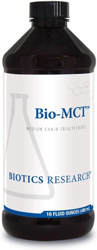 [BRSWKHQEBQBWCDTK] Biotics Research Bio MCT Brain Fuel, Brain Energy, Pure Energy, Medium Chain Triglycerides, MCT, Caprylic Triglyceride 16 Fluid Ounces