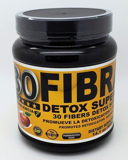 [BRSWGGQKCEIAAFDB] 30 Fibras Detox Super-Max 400 gram Dietary Supplement