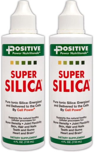 [BRSWYZQTAQARSC3A] Super Silica Liquid Concentrate, 4 oz. Bottle (Pack of 2) -Highest Absorption, Collagen-Producing, Supports Healthy Bone Density, Joint Flexibility, Skin Hair and Nails, -4 oz. Makes Over 68 quarts