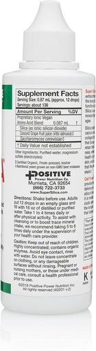[BRSWYZQTAQARSC3A] Super Silica Liquid Concentrate, 4 oz. Bottle (Pack of 2) -Highest Absorption, Collagen-Producing, Supports Healthy Bone Density, Joint Flexibility, Skin Hair and Nails, -4 oz. Makes Over 68 quarts