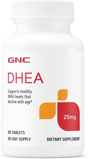 [BRSWKHD7AQEGMAAY] GNC DHA 25mmg, implementació de salut DHEA, 90 comte