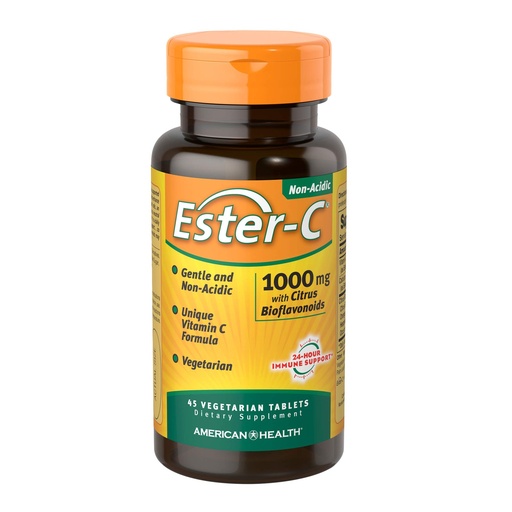 [BRSWIYQEBYOR2YLK] American Health Ester-C with Citrus Bioflavonoids, Tablet, 45 Count