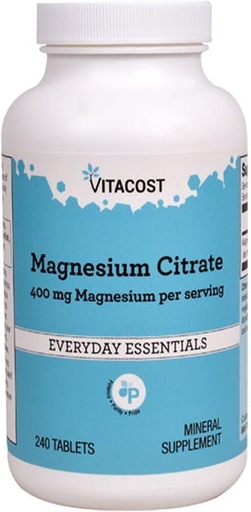 [BRSWIFY4CB6WYFQ7] Vitacost Magnesium Citrate - 400 mg - 240 Tablets
