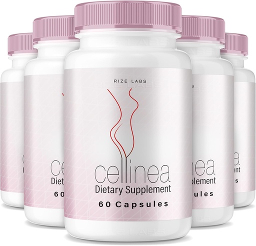 [BRSROHD3CVYQMG3X] rize labs (5 Pack) Cellinea - Cellinea Pills, Cellinea Capsules for Healthy-Looking Skin, Cellinea to Boost Skin Hydration, Cellinea All-Natural Dietary Supplement,Cellinea Reviews (300 Capsules)