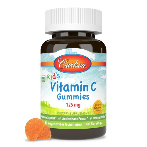 [BRSWGZINB56R4AD3] Carlson Labs Kids Vitamin C Gummies, 60 CT